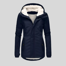 Load image into Gallery viewer, Long Waterproof Winter Jacket With Hood & Lining