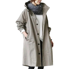 Load image into Gallery viewer, Women's Long Waterproof Raincoat
