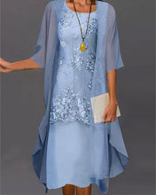 Load image into Gallery viewer, 2 Pieces Elegant Chiffon Dress