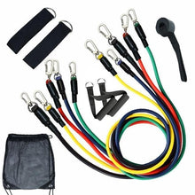 Load image into Gallery viewer, Home Fitness Resistance Bands 12 piece Set