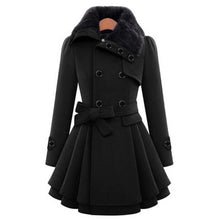 Load image into Gallery viewer, Warm and long winter coat for women
