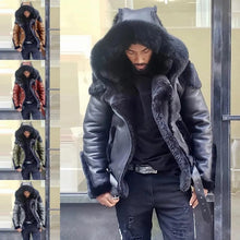 Load image into Gallery viewer, Mens Synthetic Outdoor Jacket with Wind Blocking Shell and Water Repelling Surface