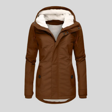 Load image into Gallery viewer, Long Waterproof Winter Jacket With Hood & Lining