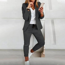 Load image into Gallery viewer, Elegant and comfortable blazer set