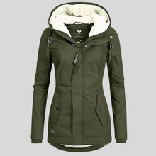 Load image into Gallery viewer, Long Waterproof Winter Jacket With Hood & Lining