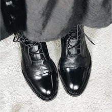 Load image into Gallery viewer, Vintage heeled ankle boots for women