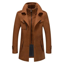 Load image into Gallery viewer, Fashionable double collar jacket for men