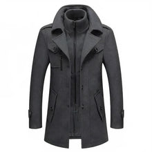 Load image into Gallery viewer, Fashionable double collar jacket for men