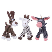 Load image into Gallery viewer, Dog Toy with Squeaker and Reinforced Plush Fabric for Active Chewers