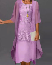 Load image into Gallery viewer, 2 Pieces Elegant Chiffon Dress