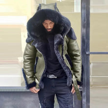 Load image into Gallery viewer, Mens Synthetic Outdoor Jacket with Wind Blocking Shell and Water Repelling Surface