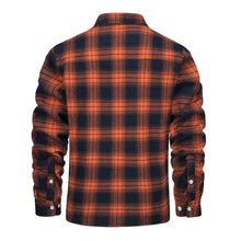 Load image into Gallery viewer, fleece-lined checked jacket