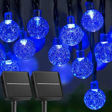 Load image into Gallery viewer, Solar Powered Waterproof Crystal Globe Lights