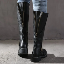 Load image into Gallery viewer, Elegant leather boots - trendy women's boots for every occasion