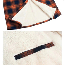 Load image into Gallery viewer, fleece-lined checked jacket