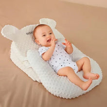 Load image into Gallery viewer, Newborn Baby Rest & Comfort Pillow: Anti-Roll and Reflux-Resistant Sleep Support