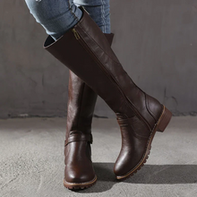 Load image into Gallery viewer, Elegant leather boots - trendy women's boots for every occasion