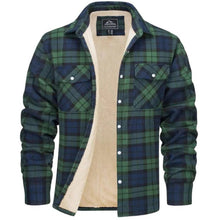 Load image into Gallery viewer, fleece-lined checked jacket