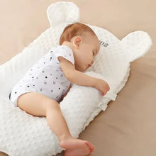 Load image into Gallery viewer, Newborn Baby Rest & Comfort Pillow: Anti-Roll and Reflux-Resistant Sleep Support