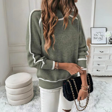 Load image into Gallery viewer, Luxurious olive green knitted sweater