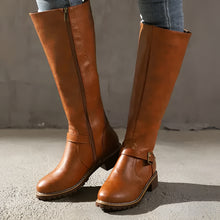 Load image into Gallery viewer, Elegant leather boots - trendy women's boots for every occasion