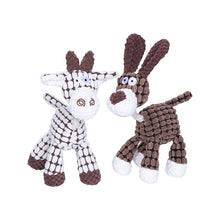 Load image into Gallery viewer, Dog Toy with Squeaker and Reinforced Plush Fabric for Active Chewers