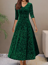 Load image into Gallery viewer, Elegant flared dress
