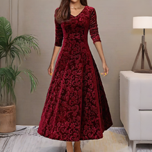 Load image into Gallery viewer, Elegant flared dress