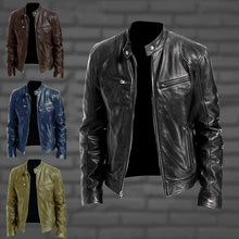 Load image into Gallery viewer, Leather jacket for men
