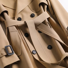 Load image into Gallery viewer, Classic trench coat with a timeless style