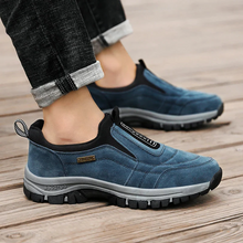Load image into Gallery viewer, Slip On Hiking Shoes with Arch Support and Cushioned Insole, Non Slip Rubber Sole