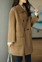 Load image into Gallery viewer, Women's Wool Winter Coat