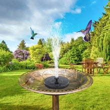Load image into Gallery viewer, Solar-Powered Bird Bath Fountain