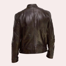 Load image into Gallery viewer, Leather jacket for men