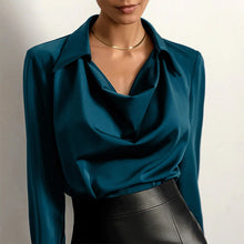 Load image into Gallery viewer, Elegant silk blouse for women