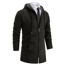 Load image into Gallery viewer, Wool jacket with hood for men