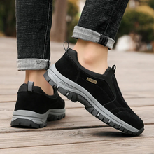 Load image into Gallery viewer, Slip On Hiking Shoes with Arch Support and Cushioned Insole, Non Slip Rubber Sole