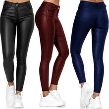 Load image into Gallery viewer, Stretchable Leather Pants