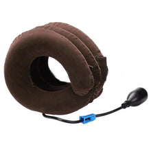 Load image into Gallery viewer, Inflatable Neck Collar with Hand Pump and Three Air Chambers, Adjustable Fit