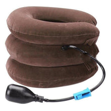 Load image into Gallery viewer, Inflatable Neck Collar with Hand Pump and Three Air Chambers, Adjustable Fit