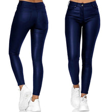Load image into Gallery viewer, Stretchable Leather Pants