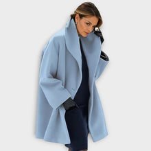 Load image into Gallery viewer, Wool Blend Coat for Women with Wind Resistant Fabric and Soft Lining