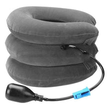 Load image into Gallery viewer, Inflatable Neck Collar with Hand Pump and Three Air Chambers, Adjustable Fit