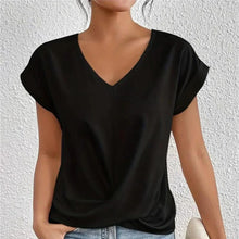 Load image into Gallery viewer, Women's shirt with v-neck