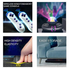 Load image into Gallery viewer, Kids Electronic Dance Mat Game with Two Wireless Controllers and Motion Camera