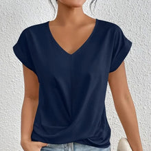 Load image into Gallery viewer, Women's shirt with v-neck