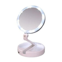 Load image into Gallery viewer, LED Folding Vanity Mirror