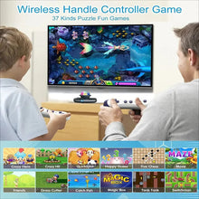 Load image into Gallery viewer, Kids Electronic Dance Mat Game with Two Wireless Controllers and Motion Camera