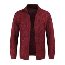 Load image into Gallery viewer, Men's Cardigan in Chunky Cable Knit