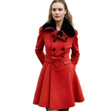 Load image into Gallery viewer, Warm and long winter coat for women